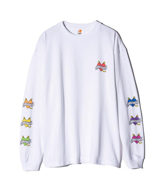 HEART LOGO LONG SLEEVE TEE